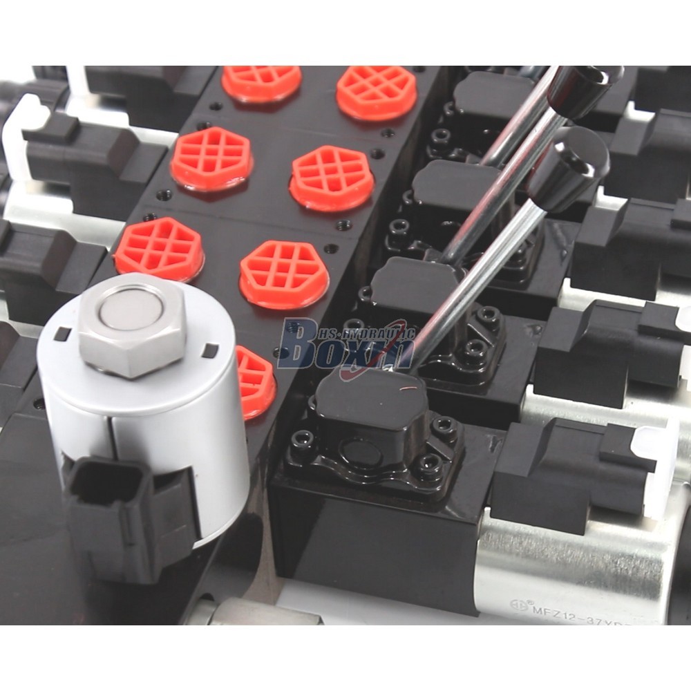 Customized OEM and ODM Services for DCV56 Solenoid 5 Spool Sectional Valve detail image